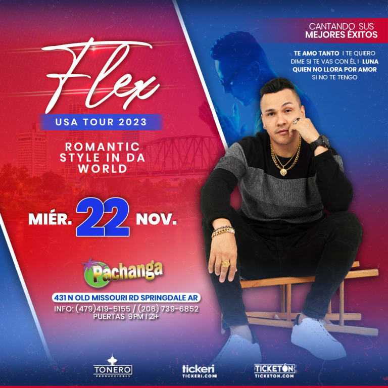 Event - FLEX USA TOUR 2023 - Springdale, Arkansas - November 22, 2023 | concert tickets