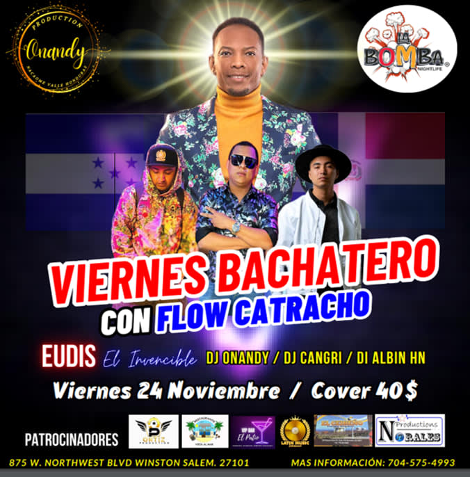 Event - EUDIS EL INVICIBLE en concierto! - Winston-Salem, North Carolina - November 24, 2023 | concert tickets