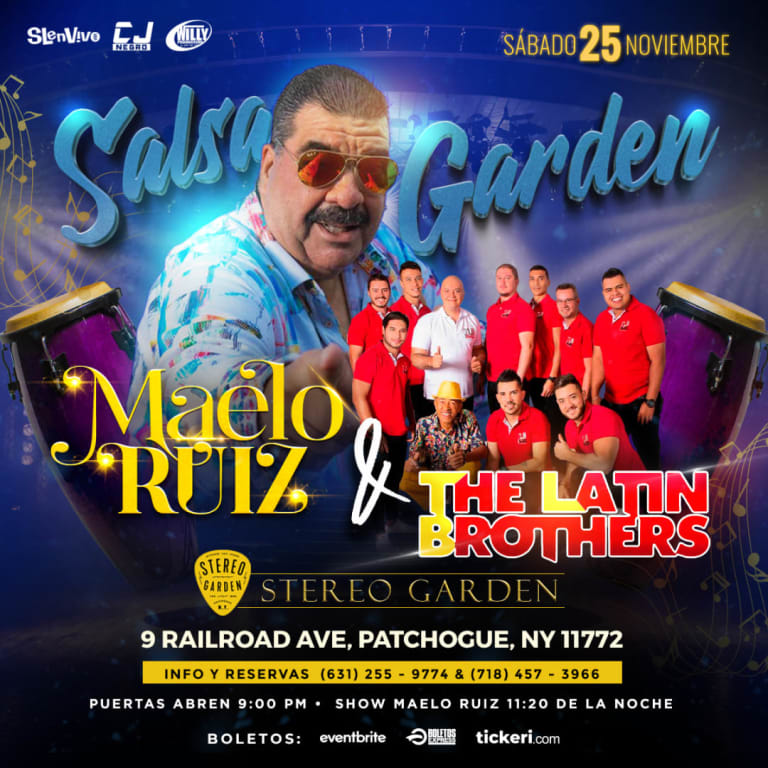 Event - MAELO RUIZ & THE LATIN BROTHERS EN LONG ISLAND NY - Patchogue, New York - November 25, 2023 | concert tickets