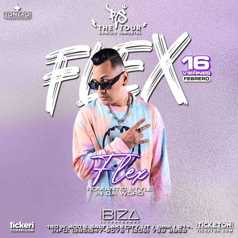 Event - FLEX ROMANTIC STYLE EN SALT LAKE CITY  - Salt Lake City, Utah - February 16, 2024 | concert tickets