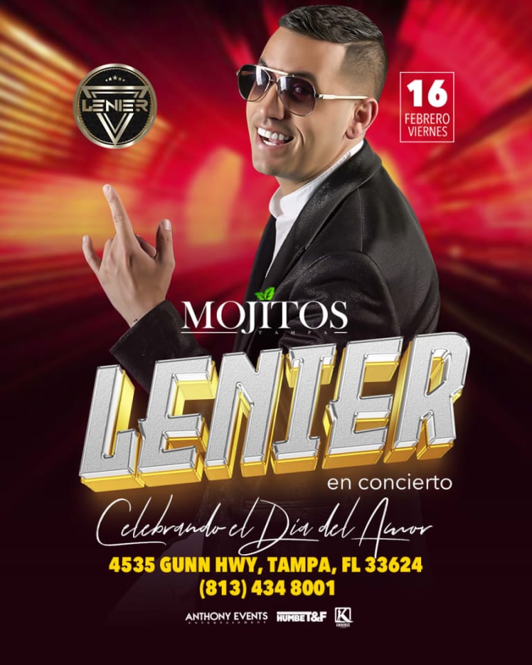 Event - Concierto de lenier, celebrando el día del amor  - Tampa, Florida - February 16, 2024 | concert tickets