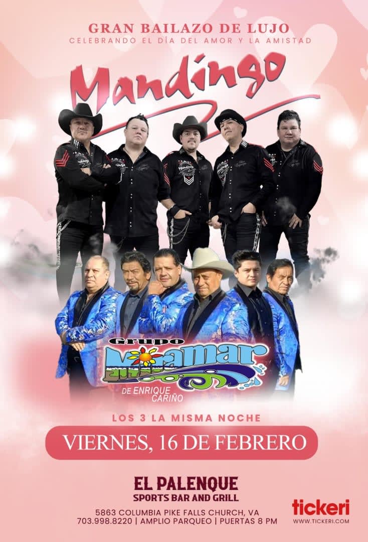 Event - MANDINGO y GRUPO MIRAMAR - Falls Church, Virginia - February 16, 2024 | concert tickets