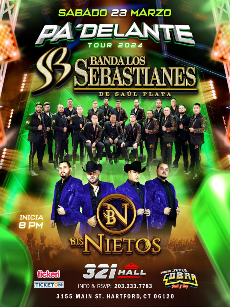Event - Banda Los Sebastianes y Los BisNietos - Hartford, Connecticut - March 23, 2024 | concert tickets