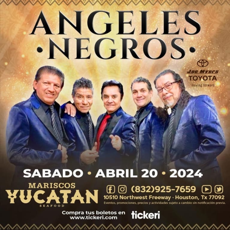 Event - ANGELES NEGROS - Houston, Texas - April 20, 2024 | concert tickets