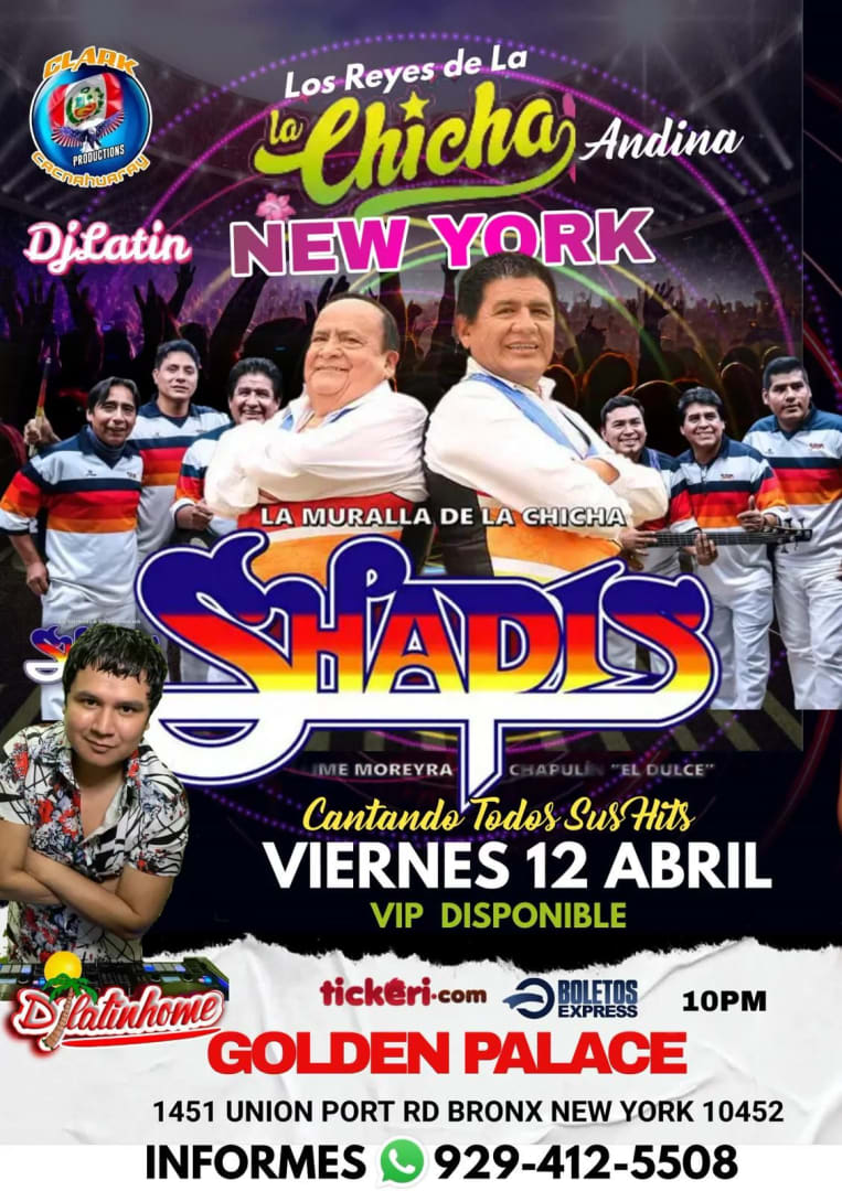 Event - LOS SHAPIS EN VIVO ! - Bronx, New York - April 12, 2024 | concert tickets