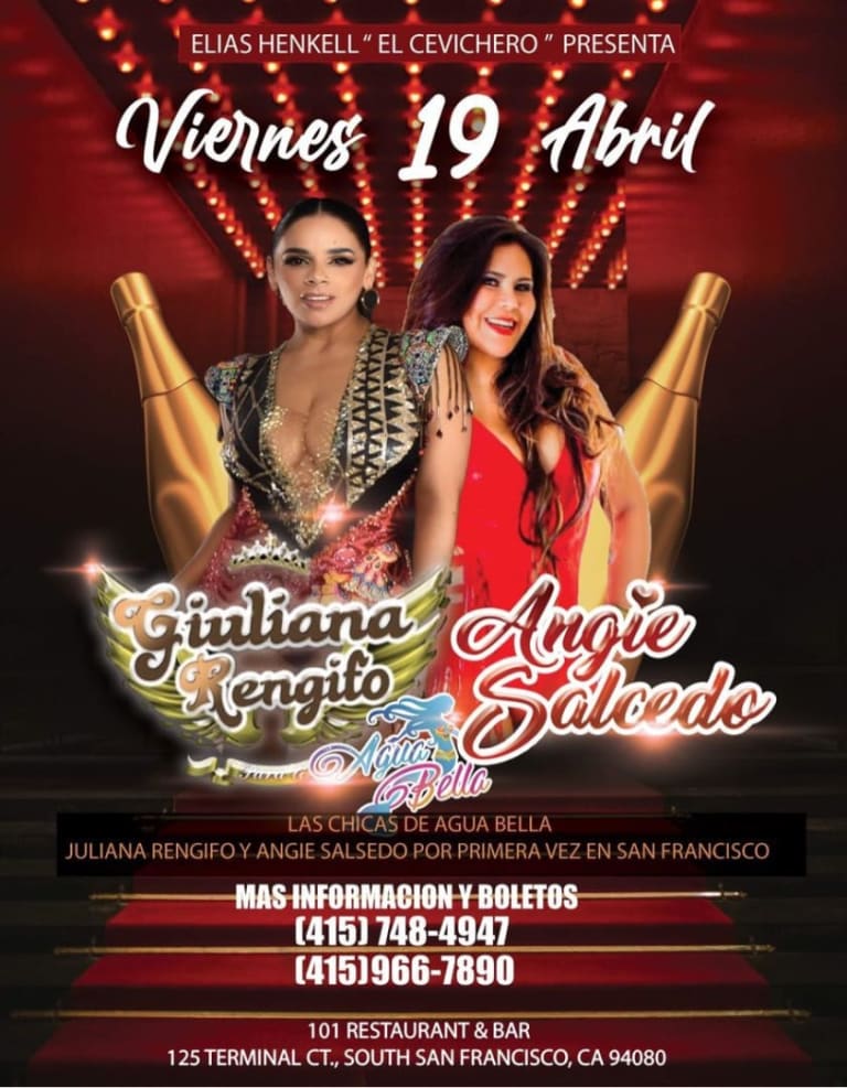 Event - GIULIANA RENGIFO , ANGIE SALCEDO EN VIVO ! - South San Francisco, California - April 19, 2024 | concert tickets