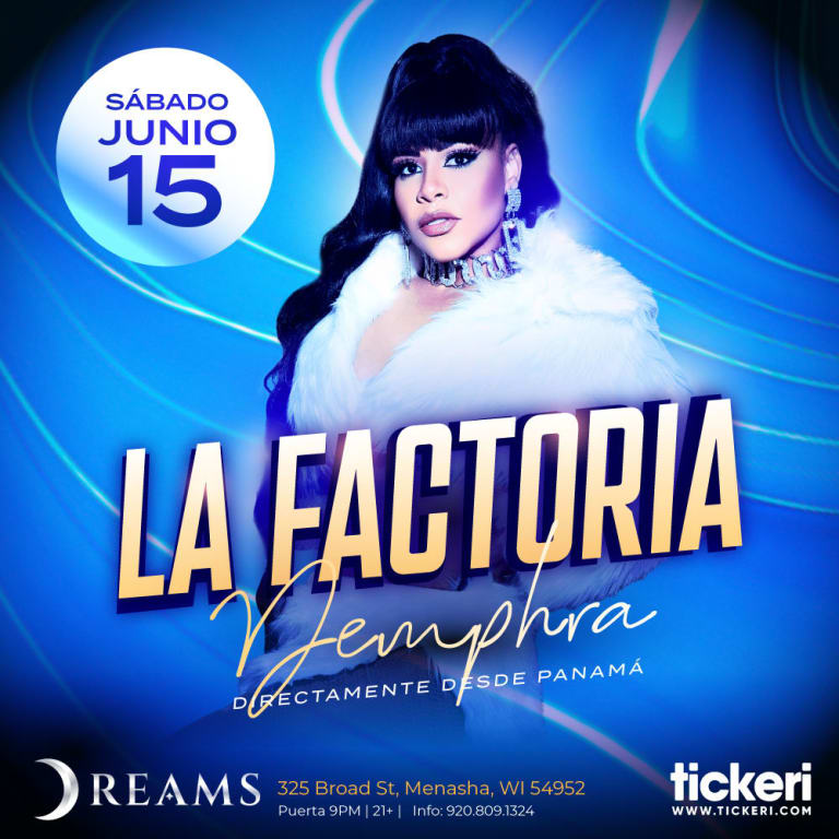 Event - LA FACTORIA EN MENASHA WI - Menasha, Wisconsin - June 15, 2024 | concert tickets