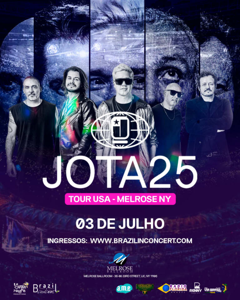 Event - Jota Quest Ao Vivo em New York // JOTA25 - New York, New York - July 3, 2024 | concert tickets