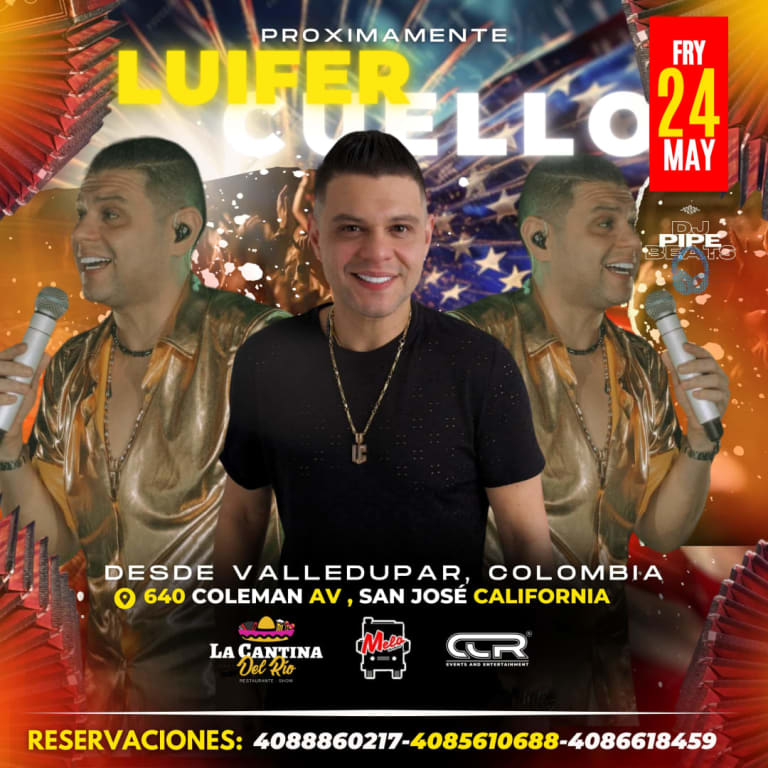 Event - LUIFER CUELLO EN CONCIERTO ! - San Jose, California - May 24, 2024 | concert tickets
