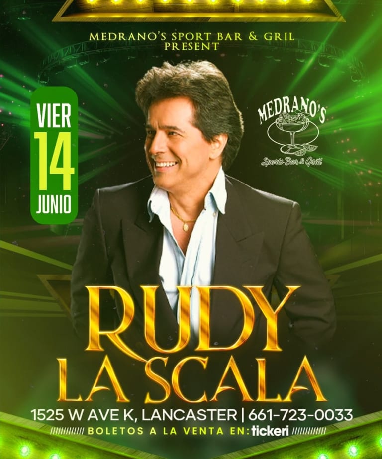 Event - RUDY LA SCALA concierto en Lancaster - Lancaster, California - June 14, 2024 | concert tickets