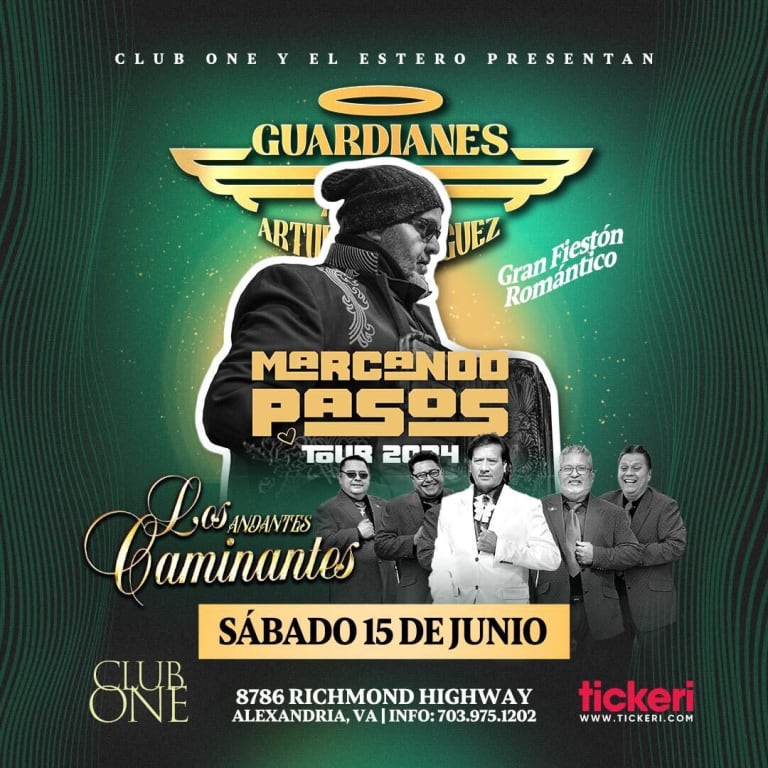 Event - GUARDIANES DEL AMOR Y LOS CAMINANTES  EN VIVO ! - Alexandria, Virginia - June 15, 2024 | concert tickets
