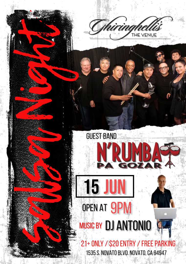 Event - Salsa Night with Orquesta N'Rumba - Novato, California - 15 de junio de 2024 | concert tickets
