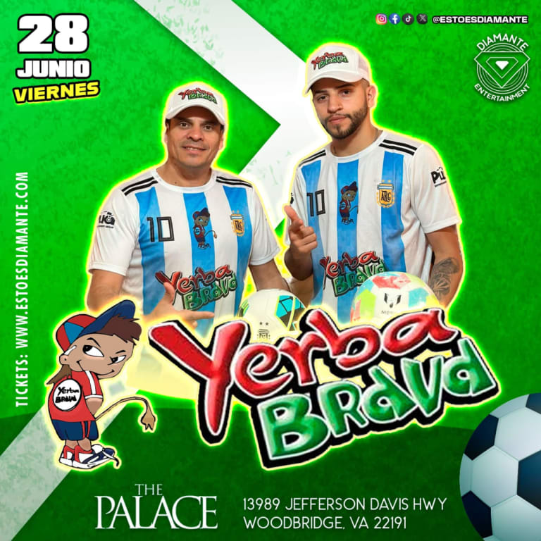 Event - YERBA BRAVA EN CONCIERTO - Woodbridge, Virginia - June 28, 2024 | concert tickets