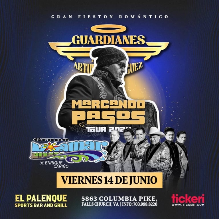 Event - GUARDIANES DEL AMOR Y GRUPO MIRAMAR EN CONCIERTO!! - Falls Church, Virginia - June 14, 2024 | concert tickets