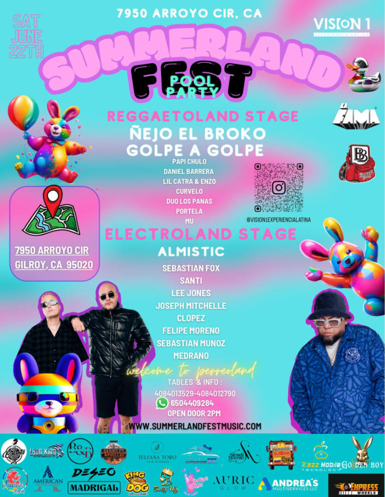 Event - Summerland Fest Pool-Party (Ñejo & Golpe a Golpe en vivo ) - Gilroy, California - 22 de junio de 2024 | concert tickets