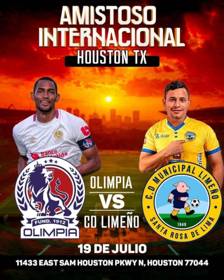 Event - AMISTOSO INTERNACIONAL OLIMPIA VS CD LIMEÑO ! HOUSTON TEXAS - Houston, Texas - 19 de julio de 2024 | concert tickets