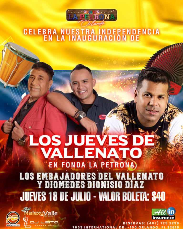Event - PRE-FESTIVAL COLOMBIANO - Orlando, Florida - July 18, 2024 | concert tickets