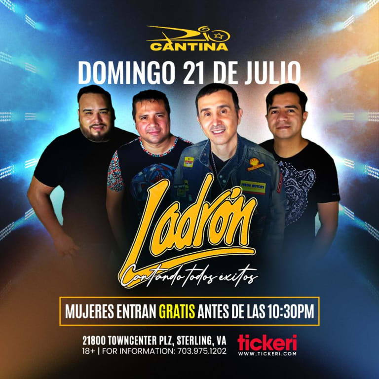 Event - GRUPO LADRÓN EN CONCIERTO!!! - Sterling, Virginia - July 21, 2024 | concert tickets