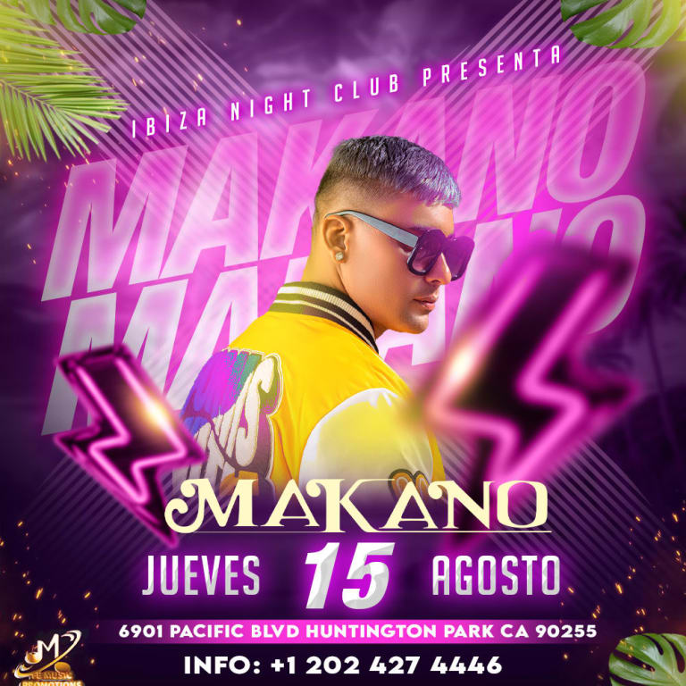 Event - Makano Arranca con su Tour: Voces del Alma 2024-2025 - Huntington Park, California - August 15, 2024 | concert tickets