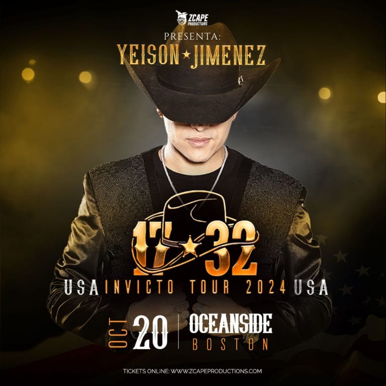 Event - YEISON JIMENEZ EN BOSTON, MASSACHUSETTS ! - Revere, Massachusetts - October 20, 2024 | concert tickets