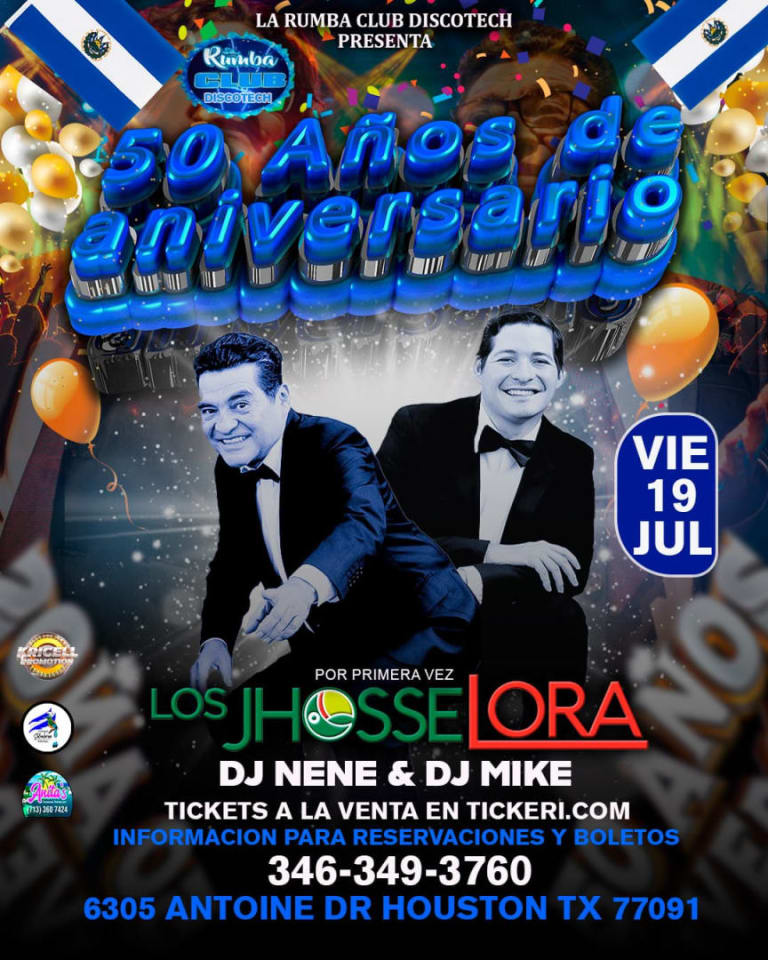 Event - Jhosse lora.  50 años de carrera artística  - Houston, Texas - 19 de julio de 2024 | concert tickets