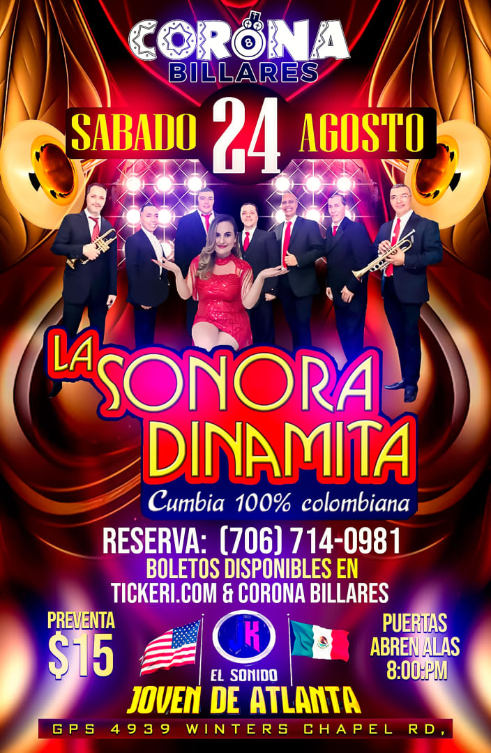 Event - La Sonora Dinamita - Atlanta, Georgia - August 24, 2024 | concert tickets