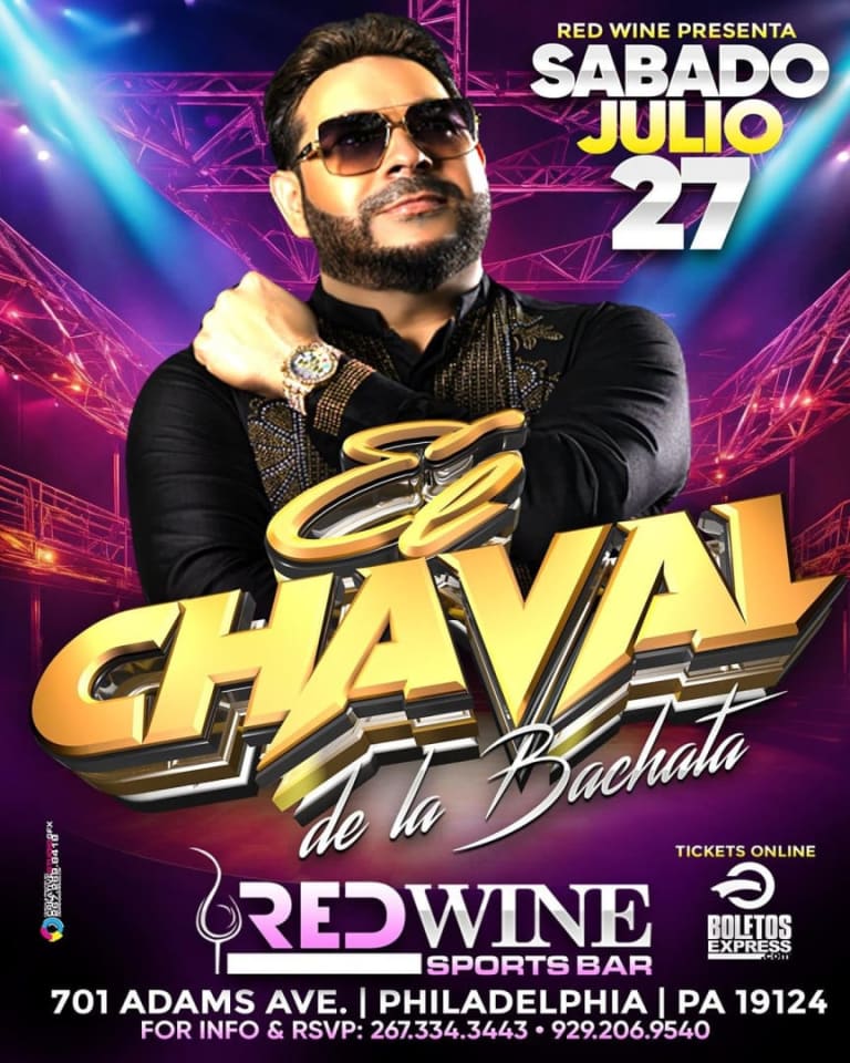 Event - EL CHAVAL DE LA BACHATA - Philadelphia, Pennsylvania - July 27, 2024 | concert tickets