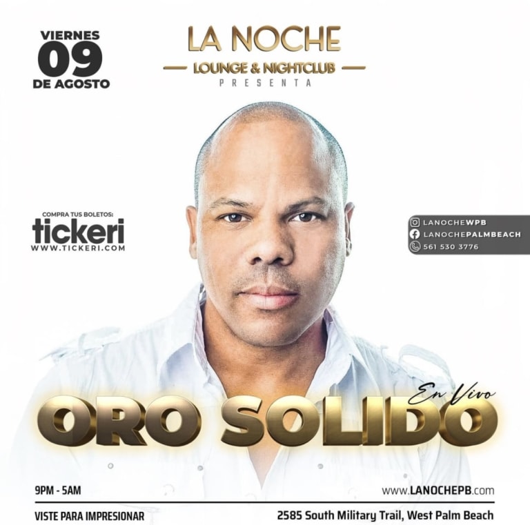 Event - Oro Solido - West Palm Beach, Florida - August 9, 2024 | concert tickets