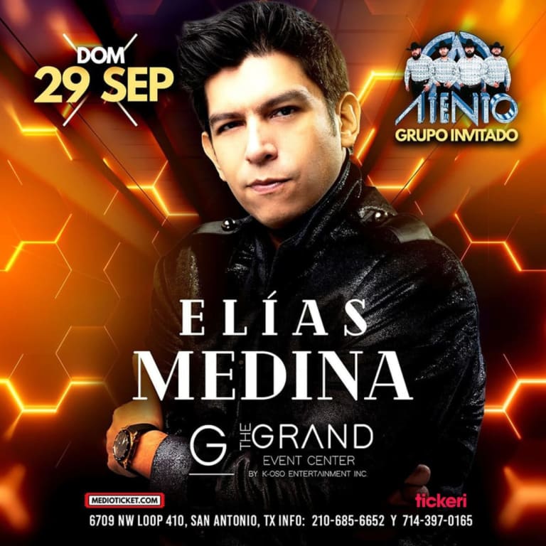Event - ELIAS MEDINA EN SAN ANTONIO, TX - San Antonio, Texas - 29 de septiembre de 2024 | concert tickets