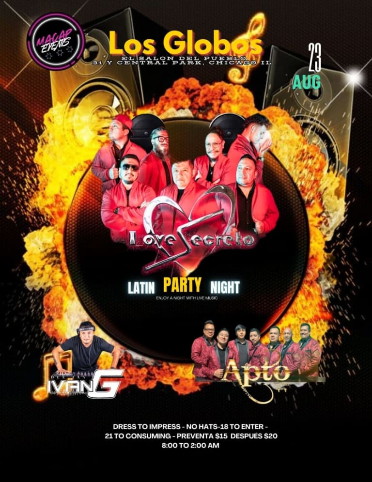 Event - Latin Party Night - Chicago, Illinois - August 23, 2024 | concert tickets