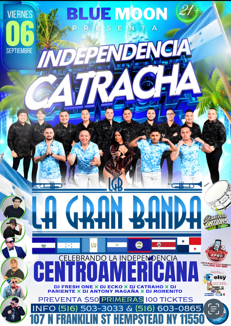 Event - !Independencia Catracha¡🇭🇳 La Gran Banda Show✨ - Hempstead, New York - September 6, 2024 | concert tickets