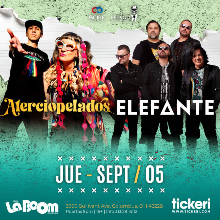 Event - ELEFANTE Y ATERCIOPELADOS  EN COLUMBUS  - Columbus, Ohio - 5 de septiembre de 2024 | concert tickets