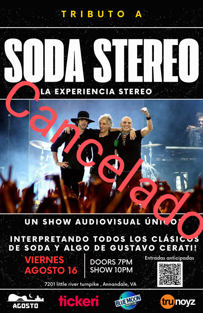 Event - SODA STEREO- El tributo- Annandale VA- Experiencia Stereo - Annandale, Virginia - August 16, 2024 | concert tickets