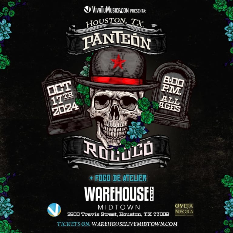Event - PANTEON ROCOCO - Houston - Houston, Texas - October 17, 2024 | concert tickets