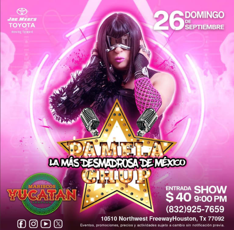 Event - PAMELA CHUP La más desmadrosa de mexico! - Houston, Texas - 26 de septiembre de 2024 | concert tickets