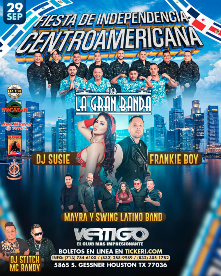 Event - Fiesta de Independencia Centroamericana - Houston, Texas - September 29, 2024 | concert tickets