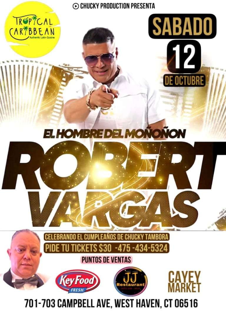 Event - Robert vargas - West Haven, Connecticut - October 12, 2024 | concert tickets