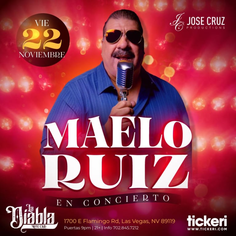 Event - MAELO RUIZ EN LAS VEGAS - Las Vegas, Nevada - November 22, 2024 | concert tickets
