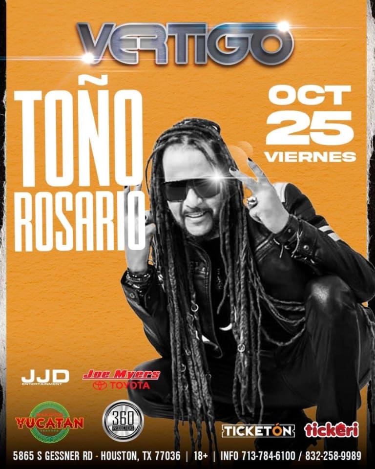 Event - TOÑO ROSARIO EN CONCIERTO ! Postpuesto hasta abril 2025 - Houston, Texas - October 25, 2024 | concert tickets