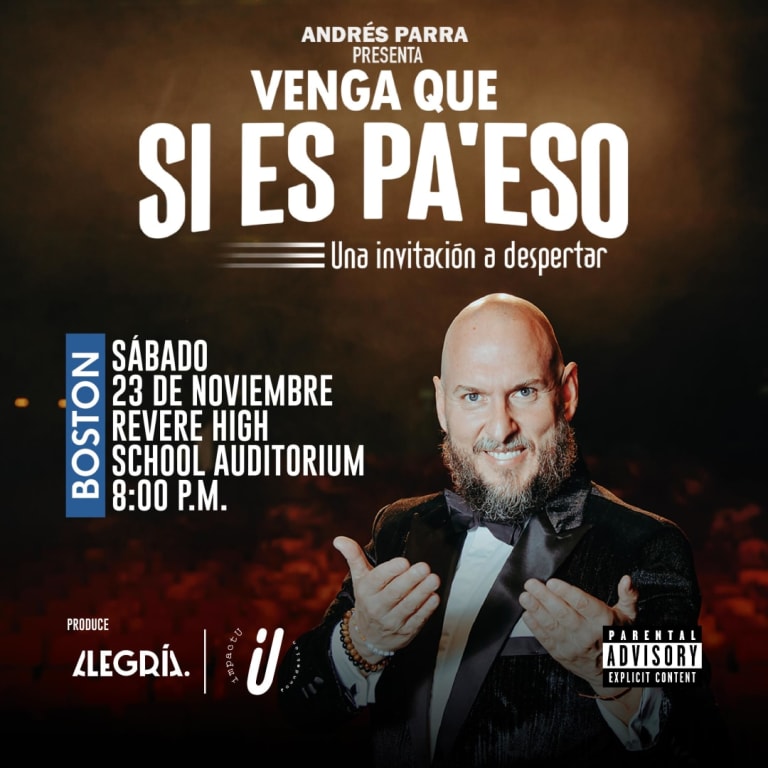 Event - Andres Parra en "Venga que si es pa' eso" - Revere, Massachusetts - November 23, 2024 | concert tickets