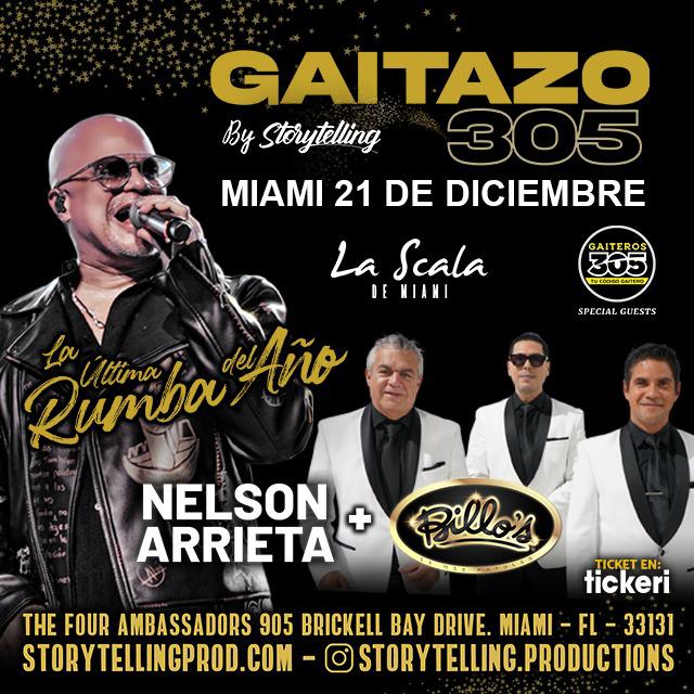 Event - NELSON ARRIETA + BILLO'S EN CONCIERTO ! - Miami, Florida - December 21, 2024 | concert tickets