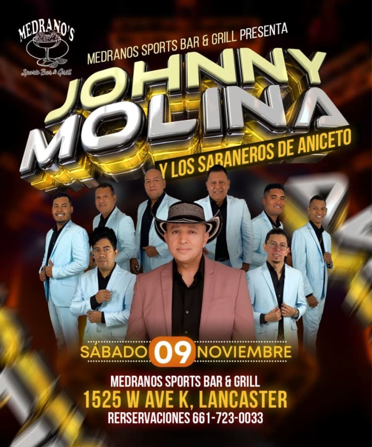 Event - JOHNNY MOLINA en Lancaster  - Lancaster, California - November 9, 2024 | concert tickets