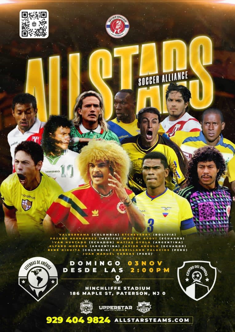 ALLSTARS SOCCER ALLIANCE - ESTRELLAS DE LAS AMERICAS - PATERSON NJ