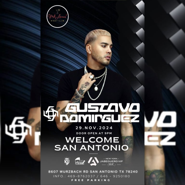Event - GUSTAVO DOMINGUEZ WELCOME TO SAN ANTONIO  - San Antonio, Texas - 29 de noviembre de 2024 | concert tickets