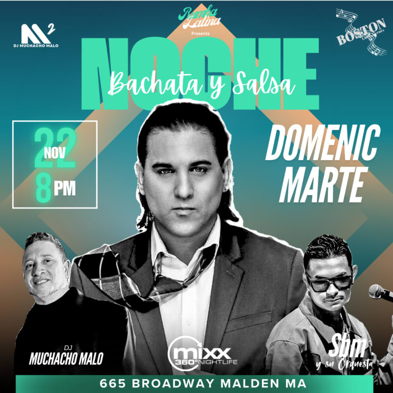 Event - BACHATA & SALSA NIGHT  - Malden, Massachusetts - November 22, 2024 | concert tickets
