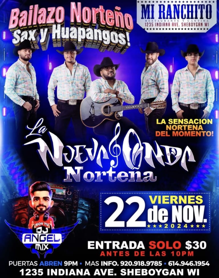 Event - La Nueva Onda Norteña en Concierto  - Sheboygan, Wisconsin - November 22, 2024 | concert tickets