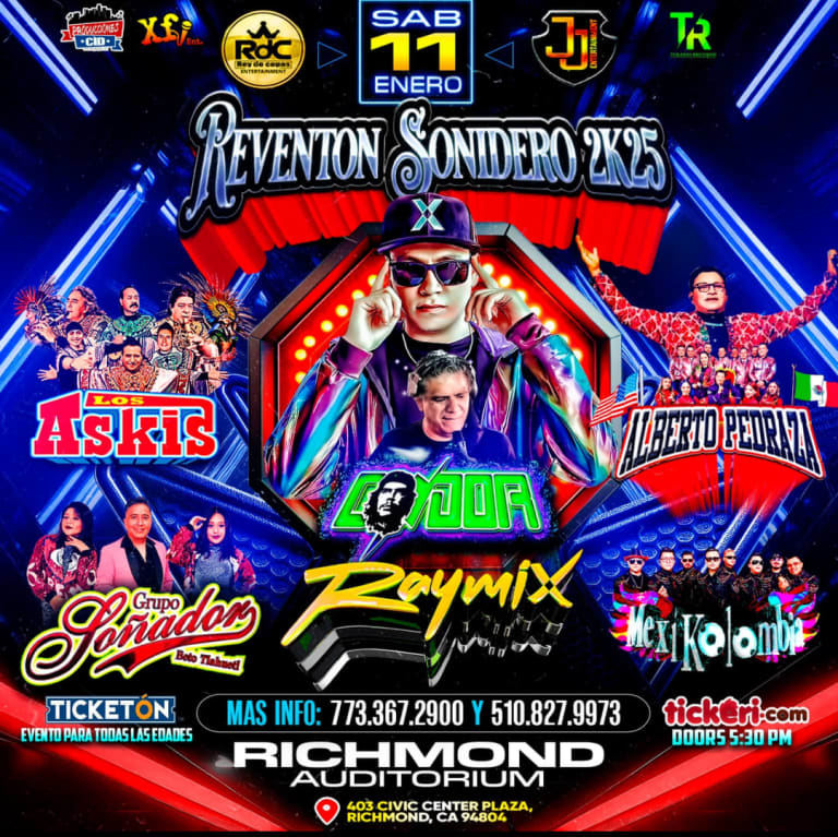 Event - REVENTON SONIDERO en Richmond CA - Richmond, California - January 11, 2025 | concert tickets
