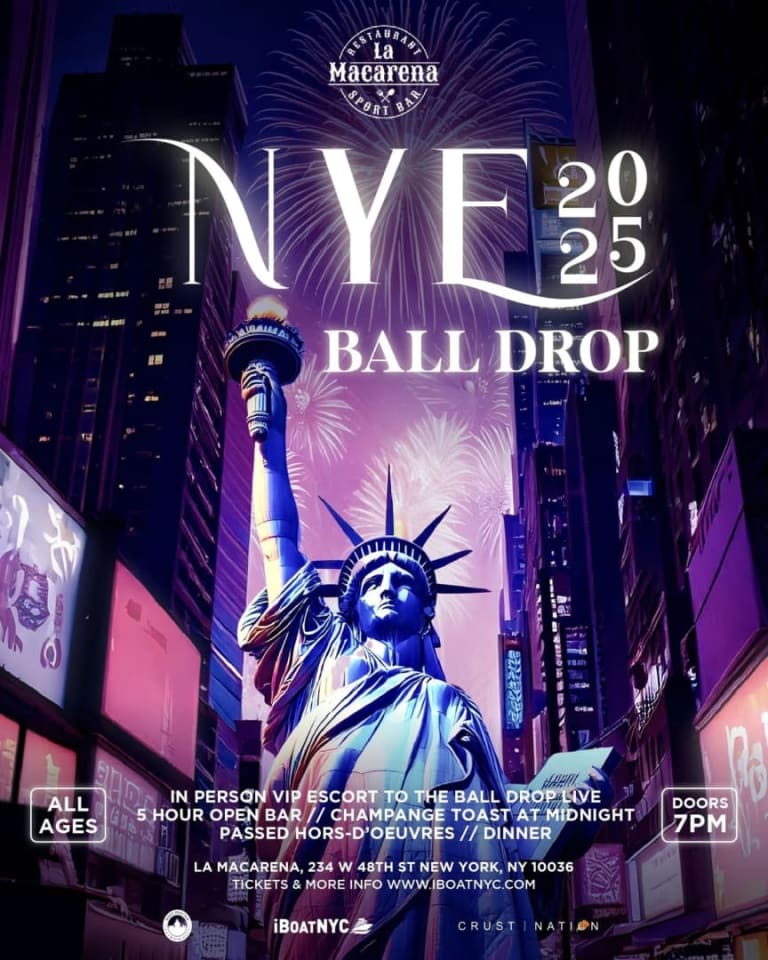 Event - New Year's Eve 2025 Party with VIP Escort to BALL DROP at Times Square - New York, New York - December 31, 2024 | concert tickets