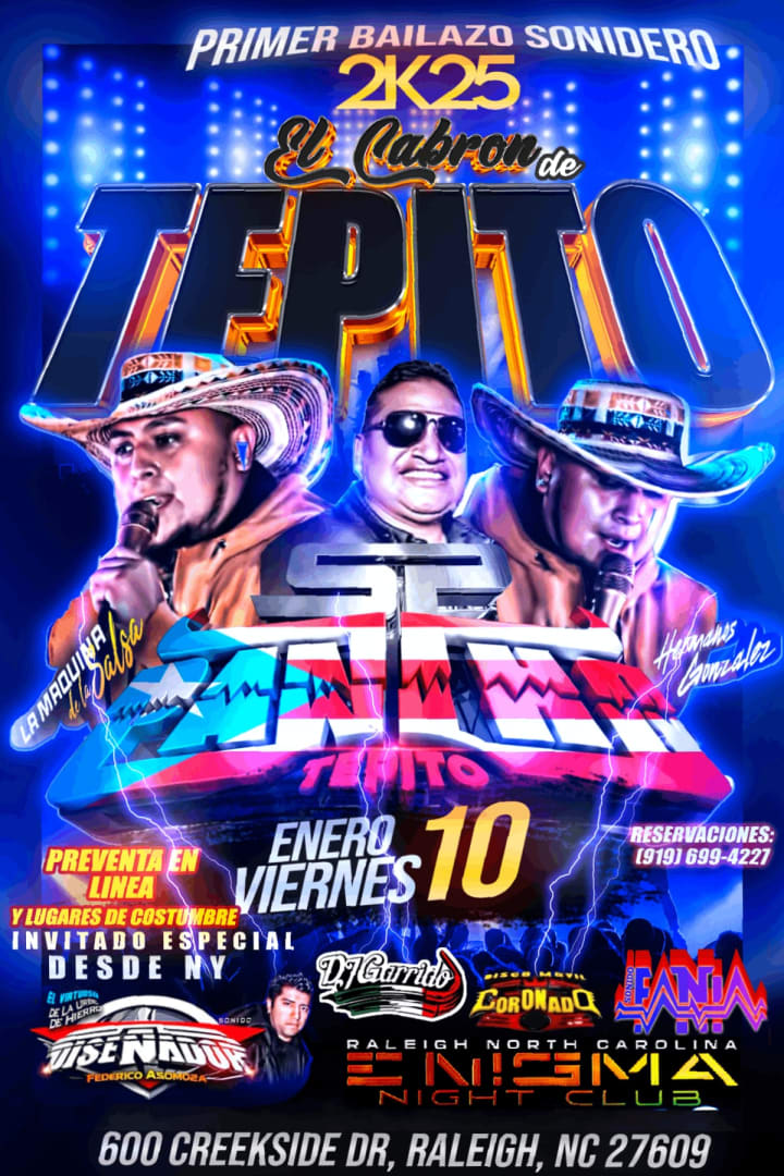 Event - SONIDO PANCHO Y MAS  - Raleigh, North Carolina - January 10, 2025 | concert tickets