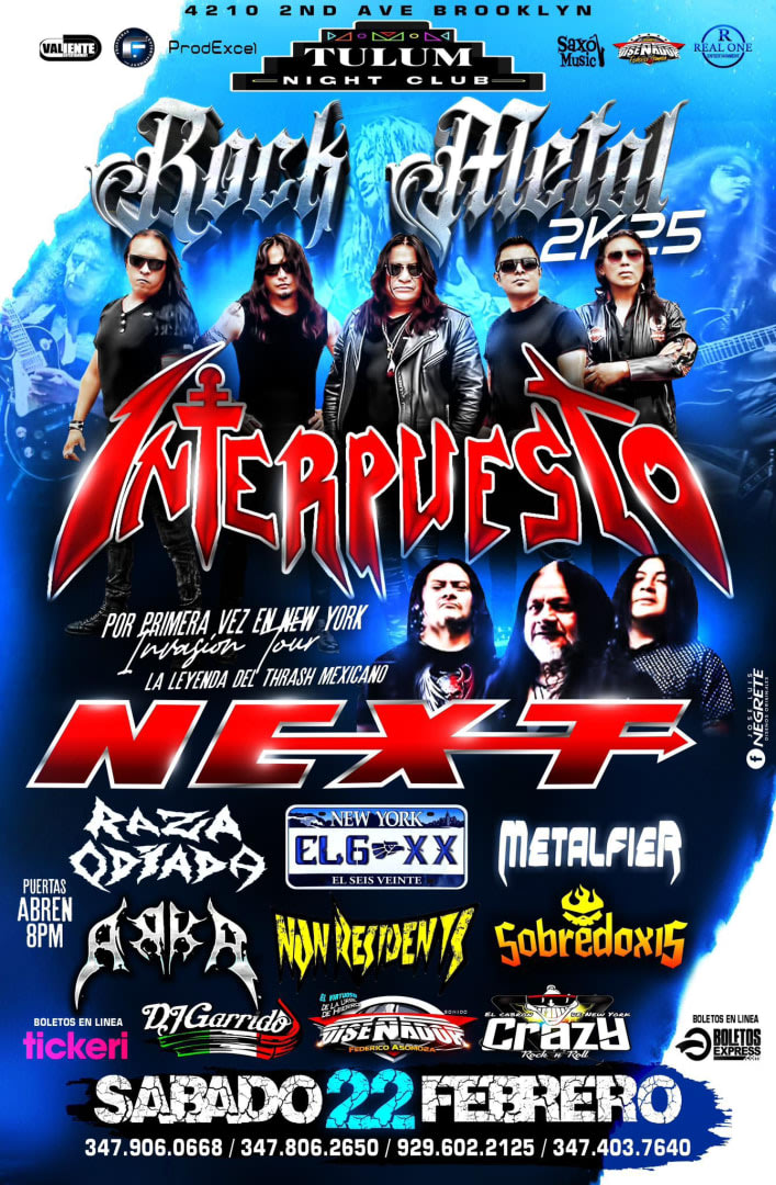 Event - INTERPUESTO / NEXT  - Brooklyn, New York - February 22, 2025 | concert tickets